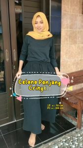 Celana Kulot Cringkle Airflow l Bawahan Wanita Kulot premium Kulot Berkualitas