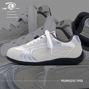 HUANQIU | รองเท้าลำลองเพิ่มความสูงสำหรับคู่รัก ผู้ชาย พื้นรองเท้าระบายอากาศ