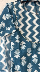 Elegant Geometric Ethnic Cotton Set for Girls - Made in Singapore - Perfect for 6 Months to 5 Years