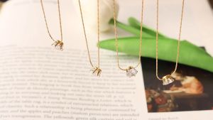 Kalung Permata Nagita Salvina Titanium Fashion Korean Model Terbaru - STAY COOL SHOP