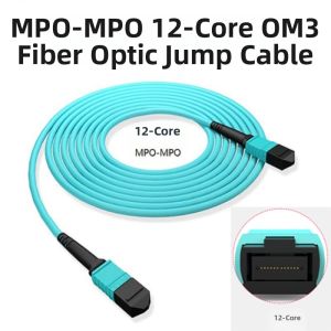 Gzvich | Pre-Terminated MPO OM3/OM4 to LC Fiber Optic Cable 3m