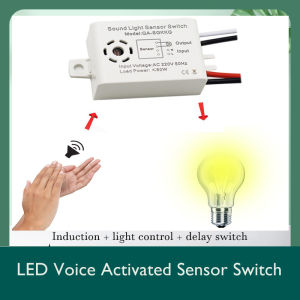 Ttlife เปิดปิดอัตโนมัติ AC 220 โวลต์ 50/60 เฮิร์ตตาแมวสวิตช์ไฟถนนเสียงแสงควบคุมสวิตช์