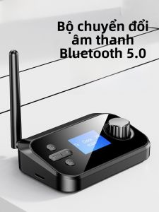 Earise | Bộ phát âm thanh Bluetooth 5.0 cổ điển Bộ phát âm thanh chuyên dụng cho loa TV Máy tính Adapter AUX Bộ phát tín hiệu không dây có dây