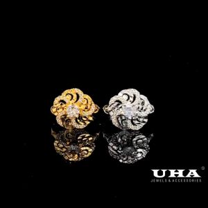 Nhẫn nữ UHA mạ vàng 18k đính đá CZ - Trang Sức UHA N847