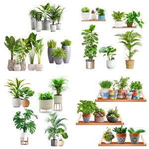 3D Simulated Plant Decorative Wall Sticker