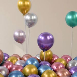 [SG LOCAL] 20pcs/Pack Metallic Latex Balloons for Wedding Birthday Proposal Party Celebrations
