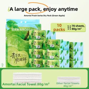 AMORTALS | Fruit Scented Wall-Mountable Disposable Face Towels 10 Packs