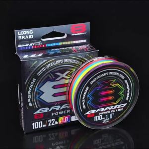 Dây Câu Cá Tết 8 Sợi 100M/109YDS Chất Liệu PE X8 Độ Bền Cao Màu Xanh Trắng Chống Mài Mòn Dùng Cho Biển Sông Hồ