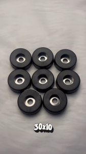 30x10mm Speaker Box Rubber feet Flat Speaker Cabinet Rubber Bumpers Black (1pc only )