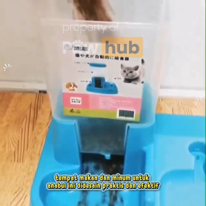 Dispenser Tempat Makan Minum Hewan Kucing Anjing / Pet Food Dispenser
