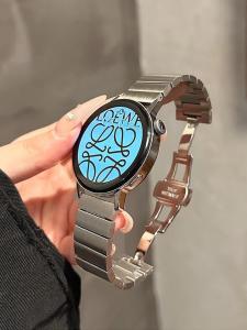 Suitable for Huawei GT5 Strap Metal New Arrival Watchgt4 Watch Band Metal GT3 Womens Watch Watt4 Smart Sports Watch 3pro Womens GT2 Fancy GT1 Womens Creative Chain