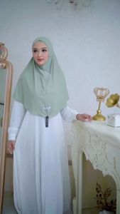Kerudung Instan Non Pad Mafaza Dengan Bahan Jersey Safiano Eco Dry