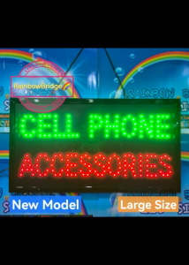 CELLPHONE ACCESSORIES - RAINBOW BRIDGE LED SIGNAGE (New-Small-Large) #SIZE: W48cm & W60cm BIG #881