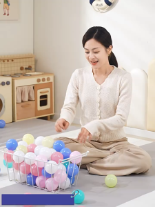 ลูกบอลพลาสติกหลากสี 50/100/200 ลูก เนื้อหนา ลูกใหญ่  เกรดพรีเมี่ยม เหมาะสำหรับเด็ก บ้านบอล โรงเรียน