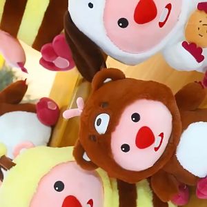 Thú nhồi bông Loopy cosplay - Size 35cm đến 85cm - Quà tặng gấu bông loopy nhân vật hoạt hình cute - Gối ôm mềm mại cho bé.