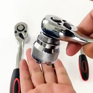Extendable Ratchet Wrench 24 Teeth Plate Ratchet Handle Tools For Car Repair and DIY Assembly