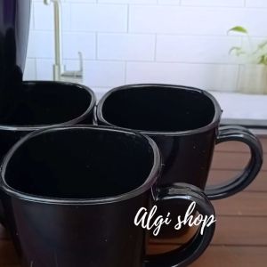 12Pcs Gelas Ganggang super tebal tahan panas Melaminn SNI Bebas BPA