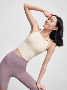 Keep | Summer Workout Bralet with Long Length Aesthetic Back Low Intensity Yoga