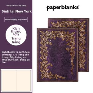 Paperblanks | Sổ Tay Nhật Ký Phong Cách Retro Từ Vật Liệu Tái Chế New York