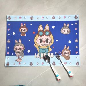 Tấm Trải Bàn Ăn Chống Thấm Nước Chống Dính Dầu Mỡ Họa Tiết Hoạt Hình Cho Học Sinh Tấm Trải Bàn Máy Pha Cà Phê Tấm Cách Nhiệt