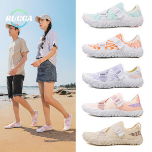 RUGGA 2025 Aldult สำหรับผู้หญิงรองเท้าออกกำลังกายว่ายน้ำโต้คลื่นชายหาดน้ำใช้ได้ทั้งชายและหญิงยางอเนกประสงค์กันน้ำกันลื่นแห้งเร็วเท้าเปล่ากลางแจ้งว่ายน้ำยิมลุยน้ำยิมรองเท้ากีฬาโยคะชายทะเล Aquashoes สำหรับอัลด์