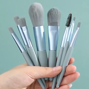 8pcs Mini Makeup Brushes Set Eyeshadow Blush Foundation Brush Full Set Beauty Tools