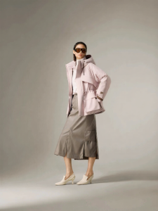 Guvet | Waist-Cinching Womens Winter Goose Down Jacket