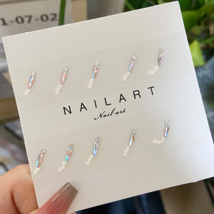 Schwarz Crystal Nail Art Drill Mix Pack DIY Jewelry Materials Small Tadpole Design Beauty Tools for Perfect Nails