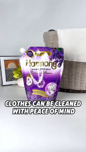 【Buy 1 Take 1】Harmony 4000ML Lavender Laundry Detergent 1.2X Powerful Newly Upgrade Ultra-Concentrated Formula Liquid Laundry Detergent All In One Laundry Detergent Fabric Softener Scent Bo