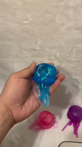 CuddleCove NeeDoh Jellyfish Sensory Toy Cute Squeeze Toy Stress Relief Kids Adults Great Gift Relax Fun Toy
