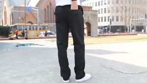 Quần Dài Kaki Nam Cao Cấp Dáng Đứng Chuẩn Hàng Xuất 95% cotton nguyên chất mềm mịn mát dáng dài rộng