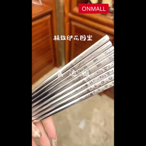 Đũa Inox SUS 304 Hàn Quốc Chống Trượt Cao Cấp Kháng Khuẩn