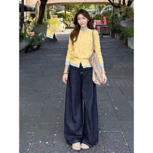 กางเกงยีนส์ทรงตรงเอวสูงไซส์ใหญ่ กางเกงขายาวทรงหลวม ทรงเข้ารูป เหมาะกับผู้หญิงรูปร่างลูกแพร์ กางเกงยีนส์ทรงหลวม