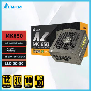 DELTA MK650 650W Rated Gold Fully Modular PC Power Supply 80PLUS Gold Single 12V Output
