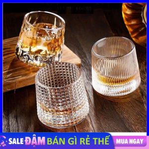 Bộ 6 Cốc Thủy Tinh Thiết Kế Độc Đáo - Ly Thủy Tinh 160ML Chịu Nhiệt Phong Cách Bắc Âu Sang Trọng Loại Dày) - Ly Pha Cafe Sinh Tố Soda Nước Ép - Ly Rock Thủy Tinh Pha Lê Whisky Rươn Mạnh Kiểu Dáng Thanh Lịch