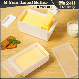 Butter Cheese Cutter Storage Box with Lid Household Kitchen Baking Food Butter Refrigerator Fresh Keeper Container Baking Tool Butter Cutter Box Unbreakable Butter Dish With Clear Lid And Cutter Space-Saving And Easy Cutting Durable Butter Dish