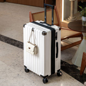 MANLVSHI | Expandable Front Opening Luggage 20 Inches