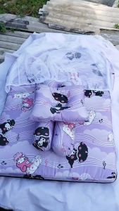 KASUR KELAMBU BAYI SET LEBIH PREMIUM LEBIH TEBAL ANTI KEMPES ISI HDP BANTAL GULING PREMIUM FULL SILIKON GRADE A