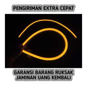 LAMPU LED ALIS MOTOR DRL 15 CM 25 CM 30 CM MODE DIAM MOTOR NMAX SCOPY PCX AEROX VARIO BEAT DLL(2PCS)