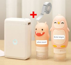 （Free Label） D11/D110 Printer Label Printer Bluetooth Label Maker Printer Thermal Label Printer Portable Printer Wireless Smart Label Printer Inkless Printer Automatic Label Recognition for Android / IOS Phone