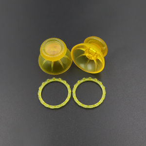 Bộ Phận Thay Thế Tay Cầm PS5 1 Bộ Nắp Cần Điều Khiển 3D Nắp Cần Điều Khiển Hình Nấm Với Vòng Trang Trí Để Nâng Cao Trải Nghiệm Chơi Game