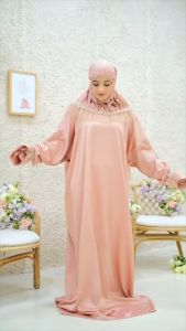 Melika - Mukena Dewasa Terusan Sienna