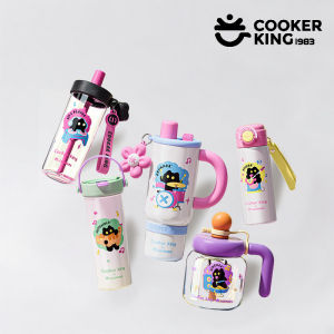 COOKER KING | COOKER KING 5 Kinds Black Cat Party Series Cup 316/304 Stainless Steel+Tritan+high Borosilicate Glass Straw Cups Team-cup Gift