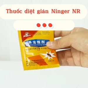 10 Gói Thuốc Diệt Gián Ninger Dạng Mồi Bột Dẫn Dụ Gián Ăn Lây Lan Độc Tính Và Diệt Gọn Cả Tổ Hiệu Quả Cao Khang Đức