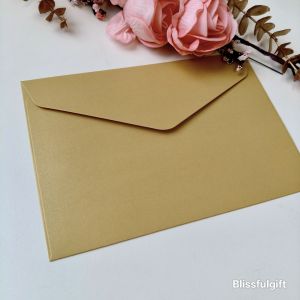 25pcs A5 Thick Cardstock Envelopes Stylish C5 Wedding Invitation Business Card Greeting Card Envelope