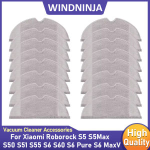 Dry Wet Mop Cloth Cleaner Accessories For Xiaomi Roborock S5 S5Max S50 S51 S55 S6 S60 S6 Pure S6 MaxV Vacuum Mop Rag Clean Parts