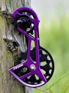 Fovno Road Bike Large Chicken Leg Aluminum Alloy Jockey Pulley R7000 8000 5800 6800 Variable Speed Rear Dial Jockey Pulley