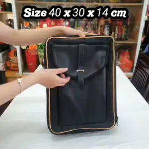 Sale xả kho cuối năm giảm 70% - Túi đựng mỹ phẩm hộp trang điểm đa năng 2 trong 1 có dây đeo dạng balo tiện lợi đồ trang điểm đồ dùng cá nhân mang đi du lịch đi làm có nhiều ngăn chia size 40x30x14 cm