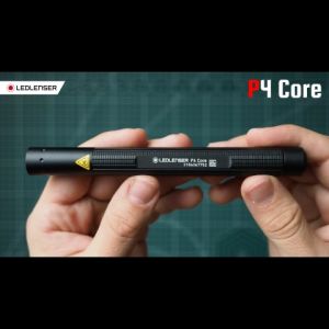 Ledlenser P4 Core - EDC Pen Size Flashlight - Non-Rechargeable - Bright LED Light - Waterproof with IP54 protection - Core Series Flashlight