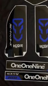 Decal kawasaki KLX 150 BF SUPERMOTO ELEGAN HITAM BIRU D-A3-689 A3-358 A3-628